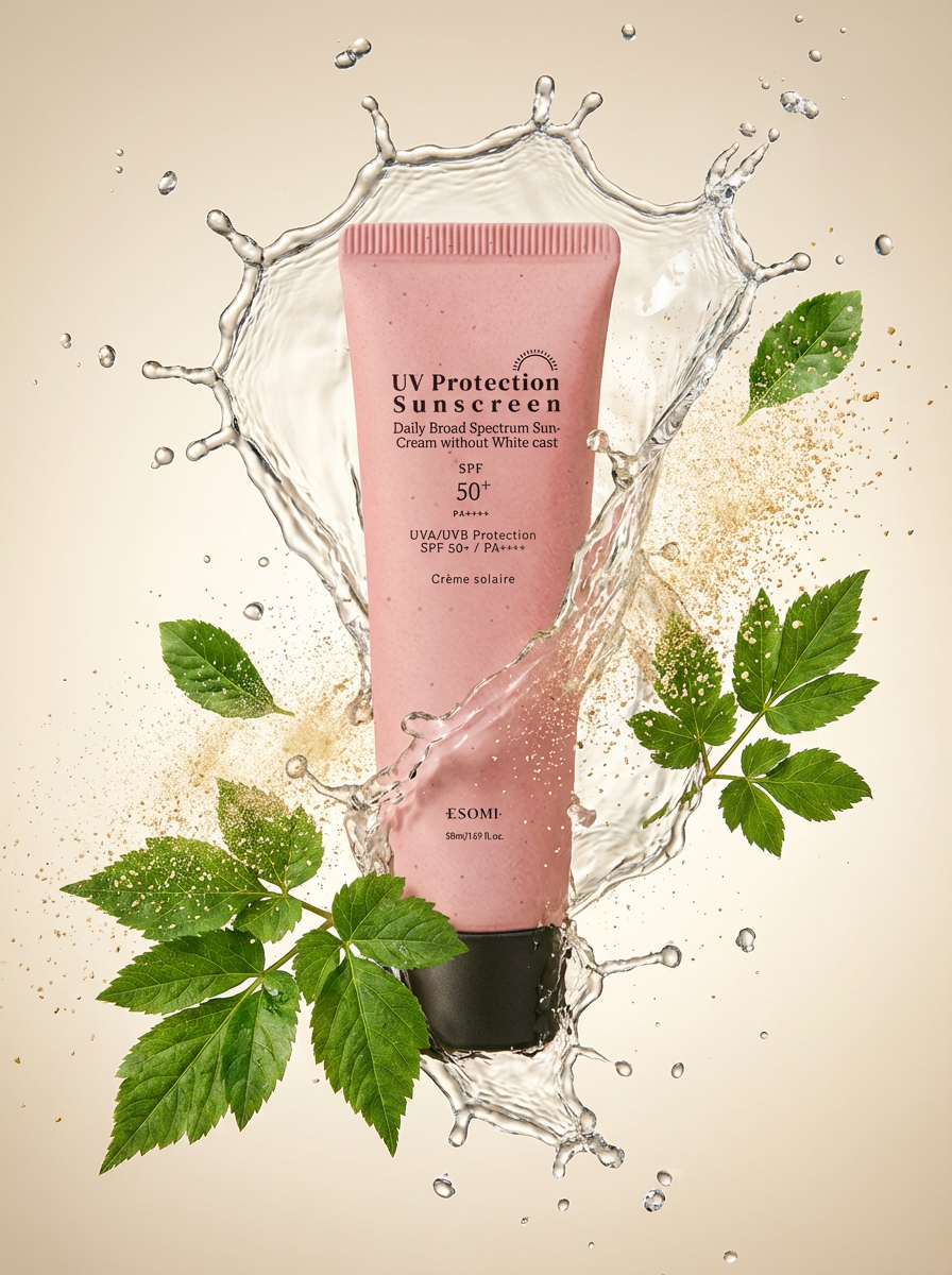 ESOMI - Crème solaire avec protection UV (50ml)