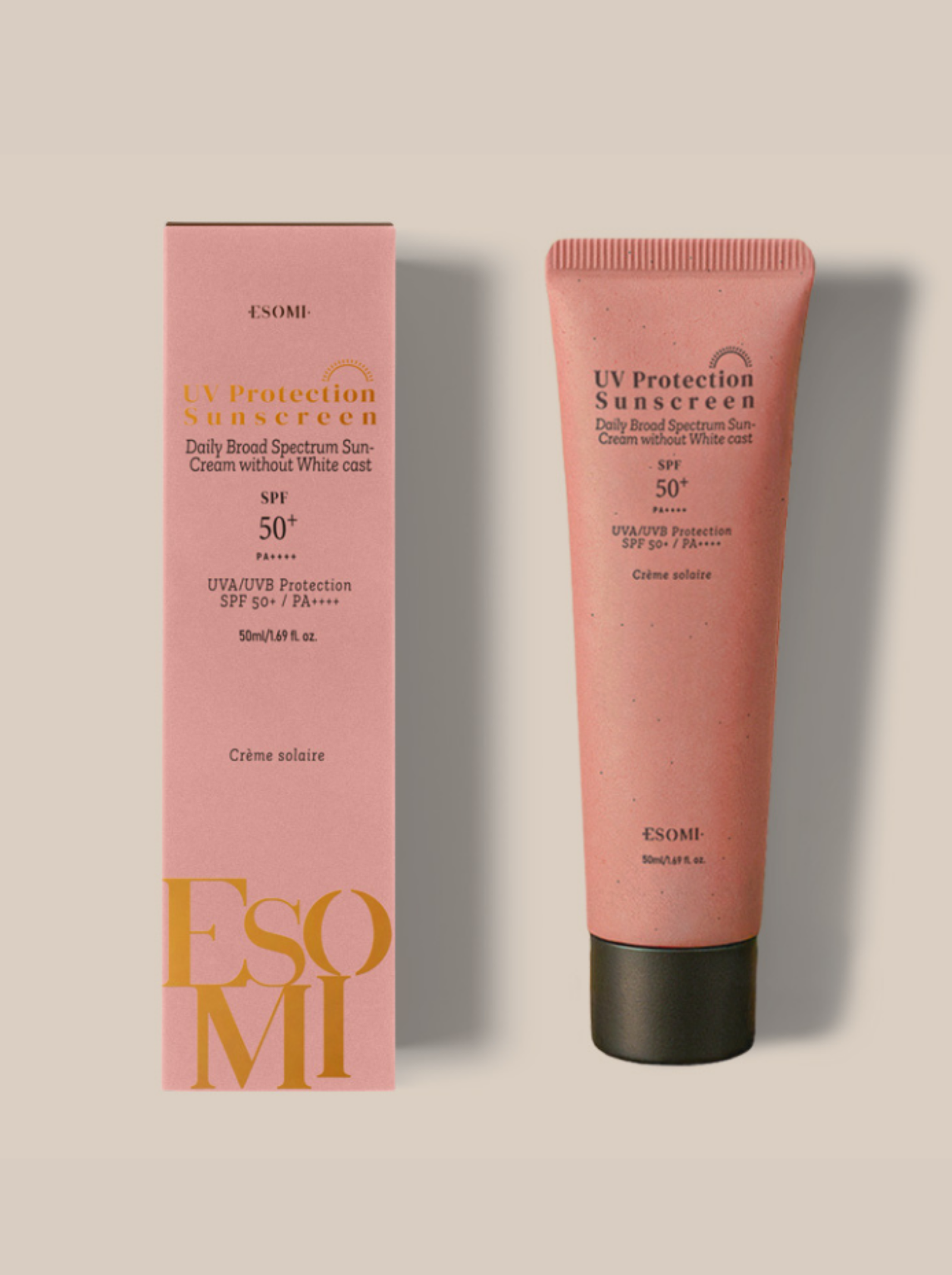 ESOMI - Crème solaire avec protection UV (50ml) – Image 4