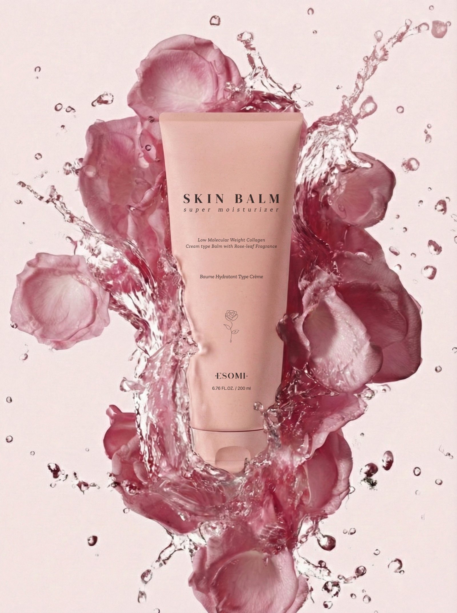 ESOMI - Baume pour la peau au Collagène (200ml) pour une hydratation intense et raffermit de la peau