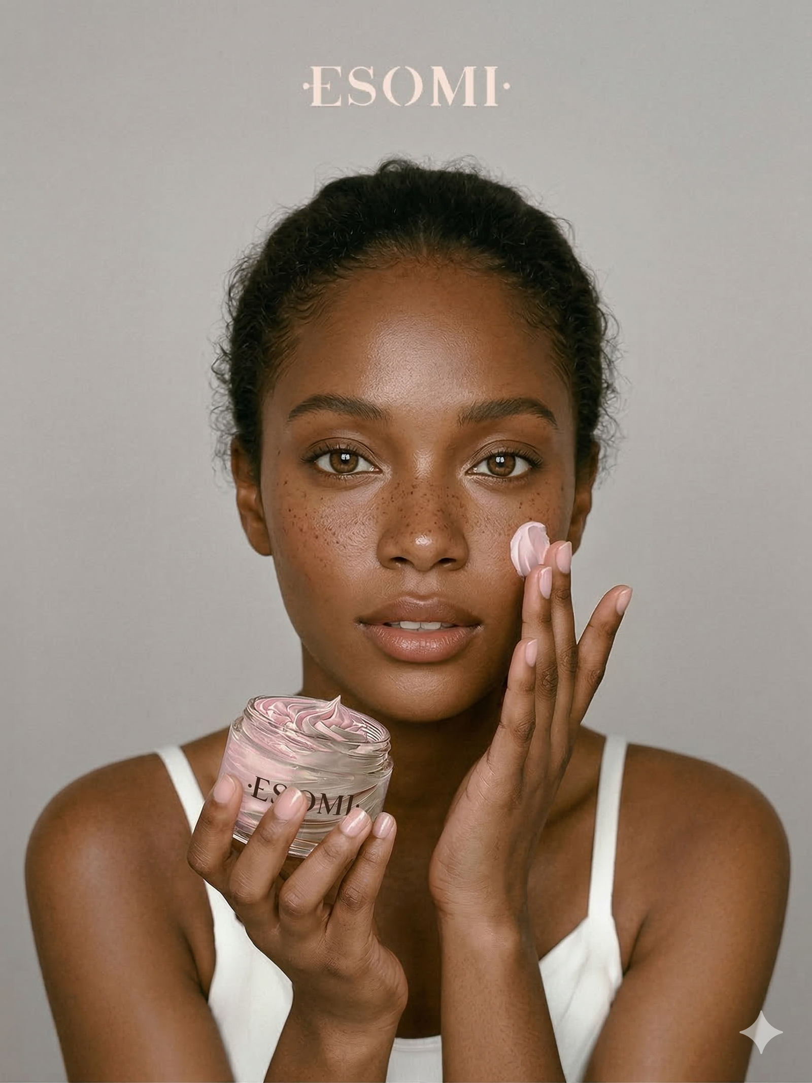 ESOMI- Masque nettoyant fouetté & Démaquillant 3 en 1 à l'eau de rose et aux vitamines E et K (100ml) – Image 2