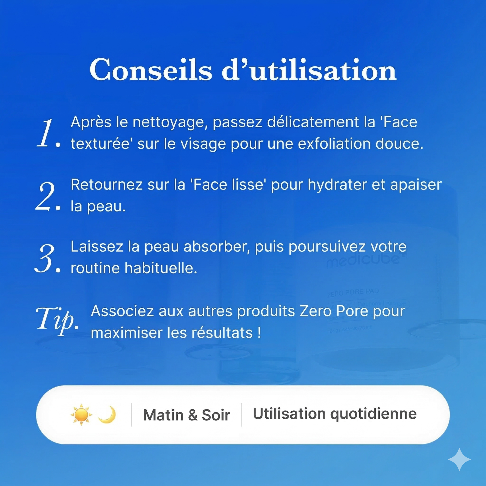 Medicube Pads exfoliants zéro pore 2.0 (70 pads) – Image 13