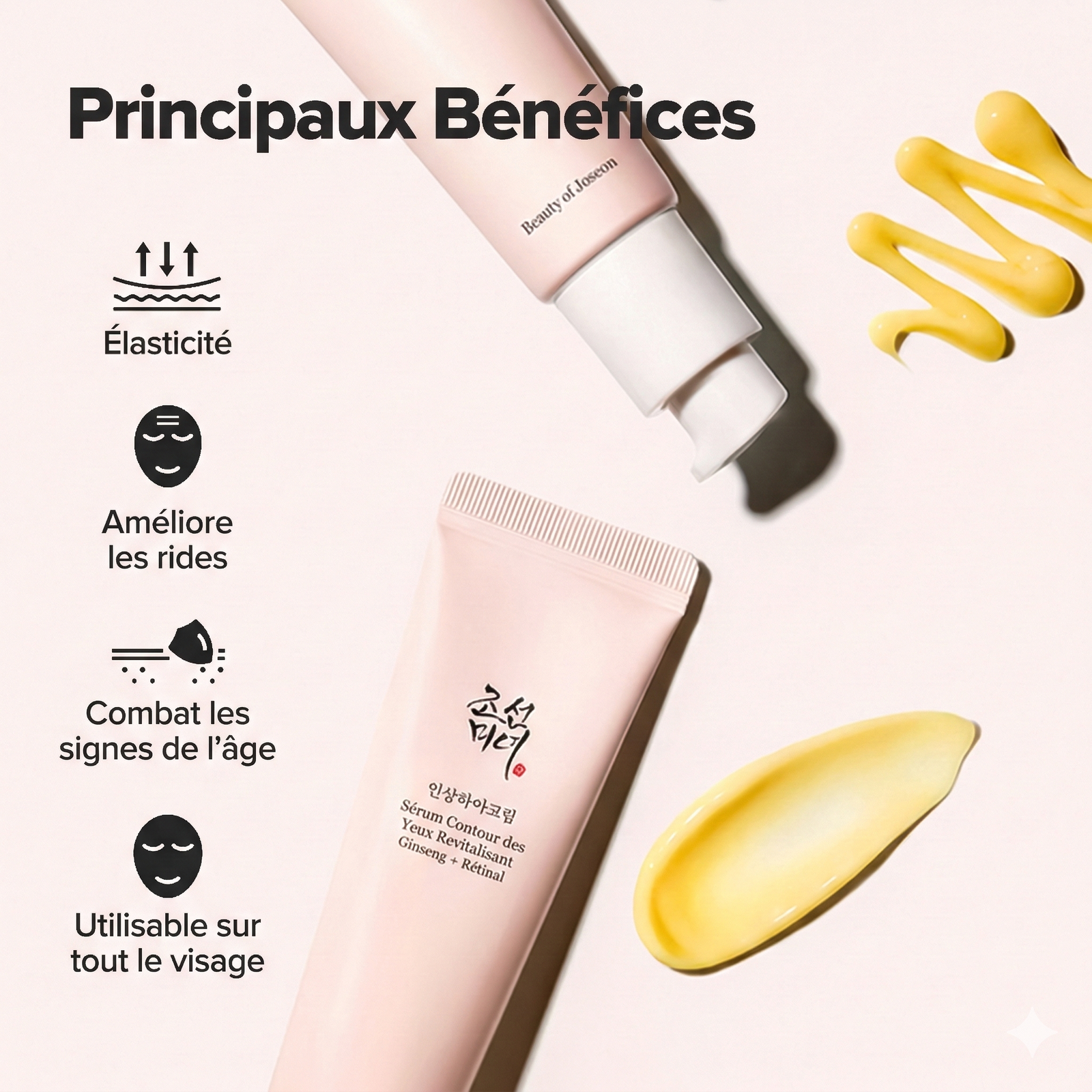 Beauty of Joseon Ginseng + Rétinal - Sérum anti-âge revitalisant pour les yeux (30ml) – Image 6