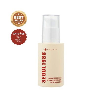 K-SECRET Sérum Séoul 1988 - Rétinal Liposome 2% + Ginseng Noir - 30ml (Anti-rides) – Image 9