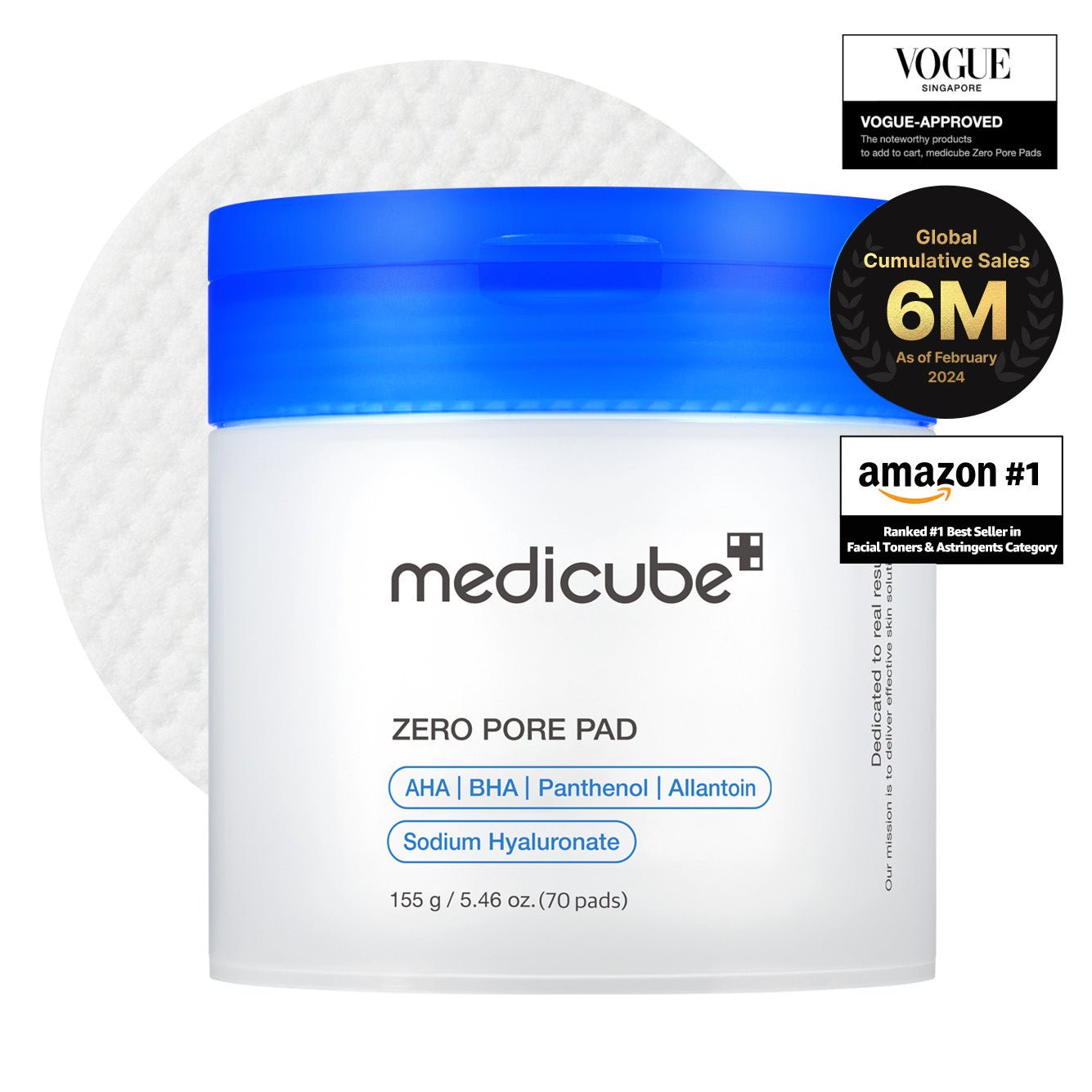 Medicube Pads exfoliants zéro pore 2.0 (70 pads) – Image 7