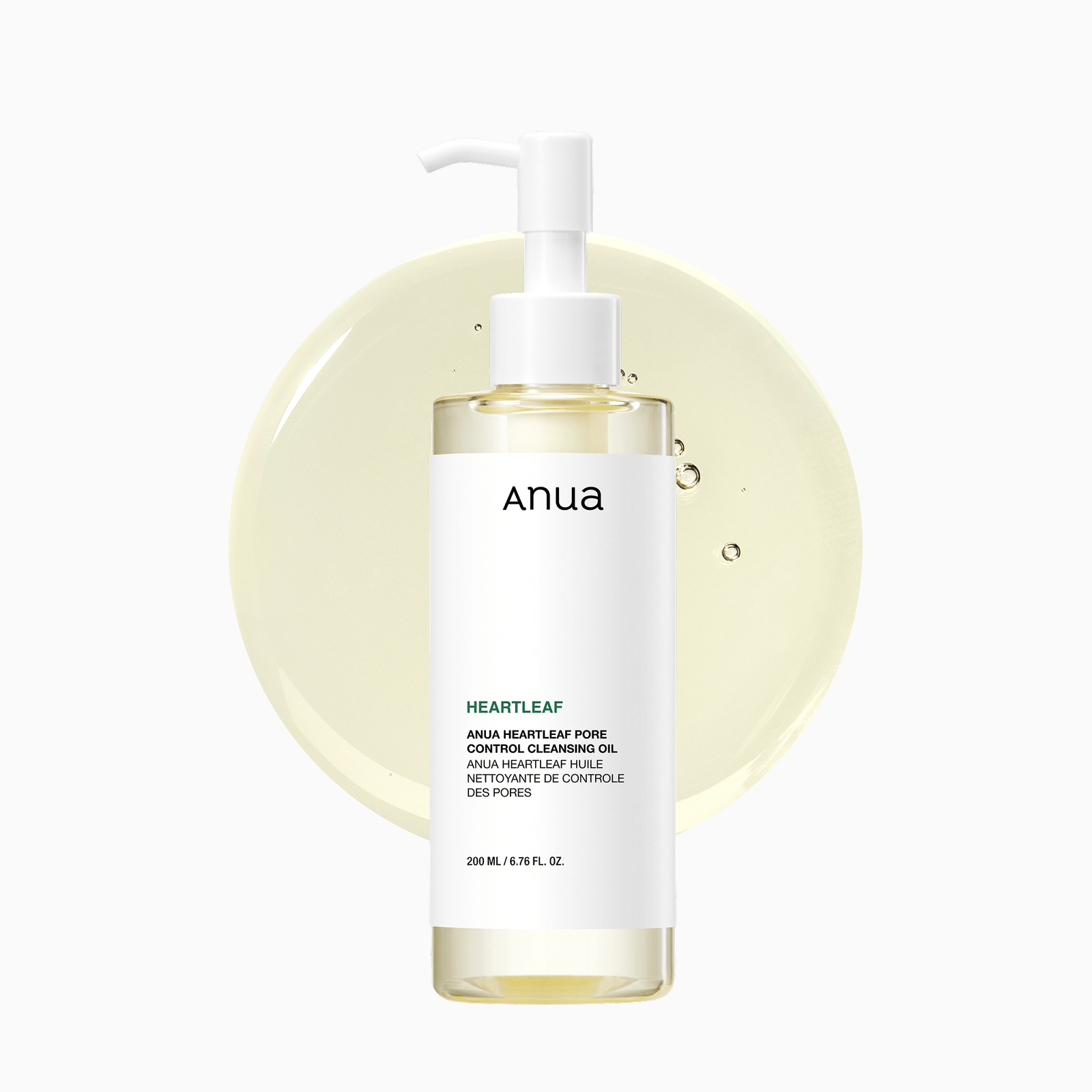 ANUA - Huile Nettoyante Anti-pores et Points Noirs(Heartleaf Pore Control Cleansing Oil - 200ml)