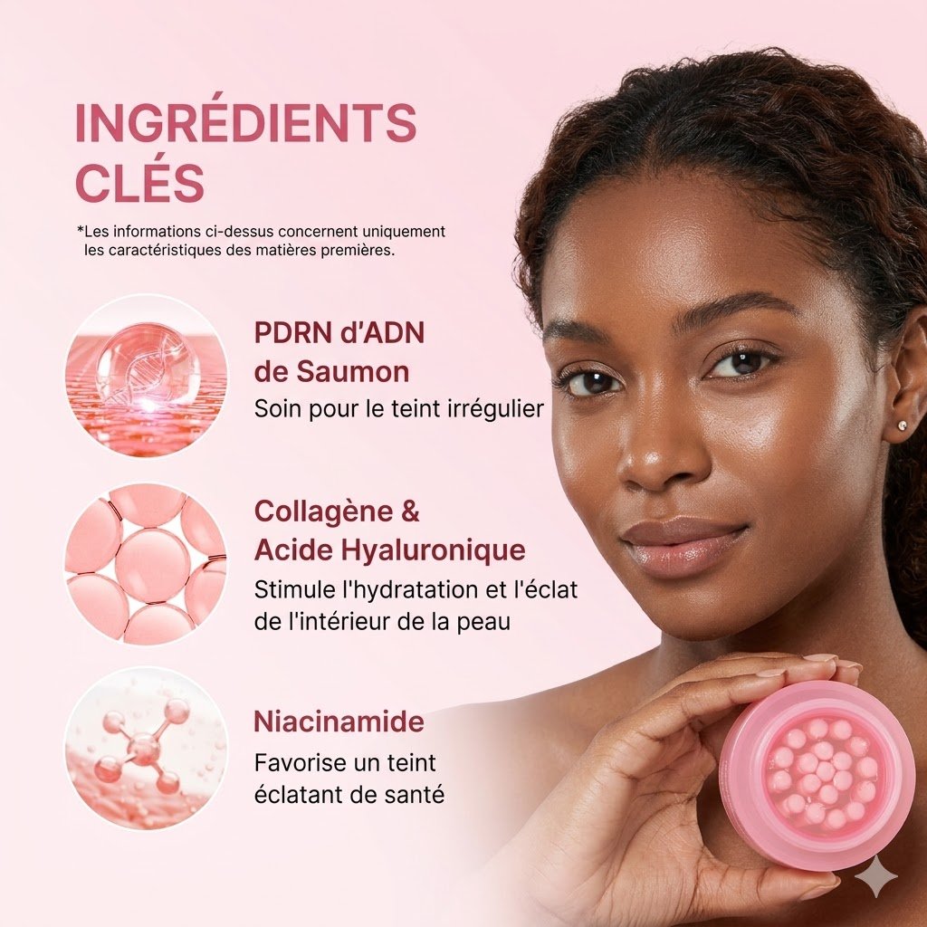 Medicube - Crème Rose capsule au collagène PDRN - 55g (Soin Anti-acné/ tâche) – Image 4