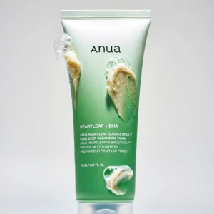 Anua - Mousse nettoyante Anti-acné et Pores au Heartleaf Quercétinol (150ml)