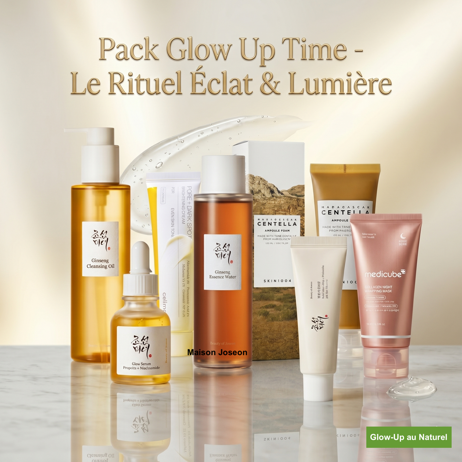 Pack Glow Up Time -  Le Rituel Éclat & Lumière