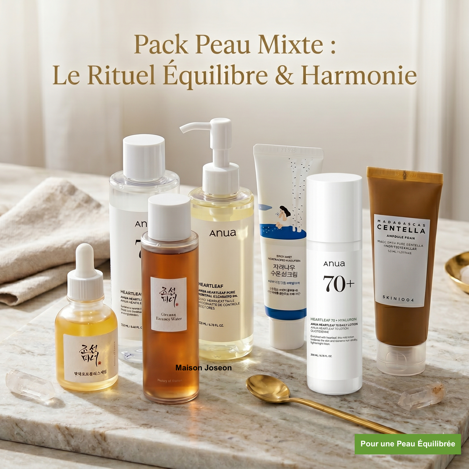 Pack Peau Mixte : Le Rituel Équilibre & Harmonie