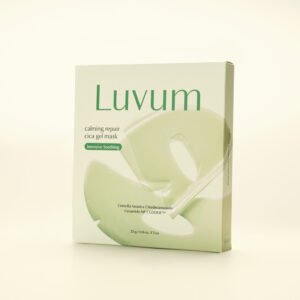 Luvum- Masque gel apaisant et réparateur à la centalla asiatica (Boîte de 5 masques)