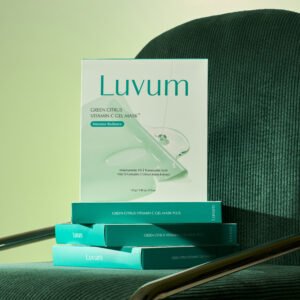 Luvum- Masque gel à la vitamine C et aux agrumes verts Plus (Boîte de 5 masques)