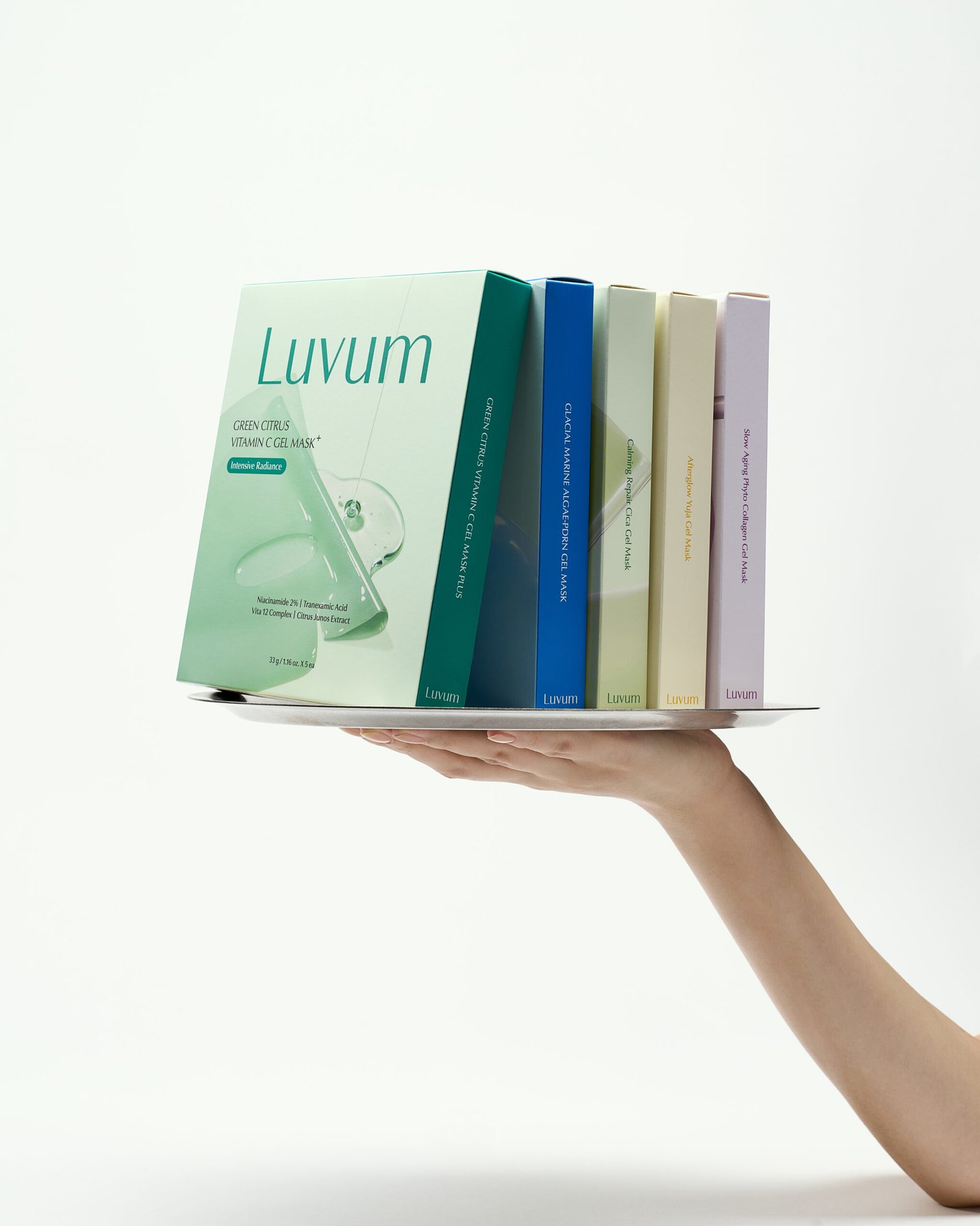 Luvum- Masque gel à la vitamine C et aux agrumes verts Plus (Boîte de 5 masques) – Image 17