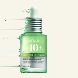ANUA – Sérum apaisant contre les rougeurs à l'acide azélaïque 10 + acide hyaluronique