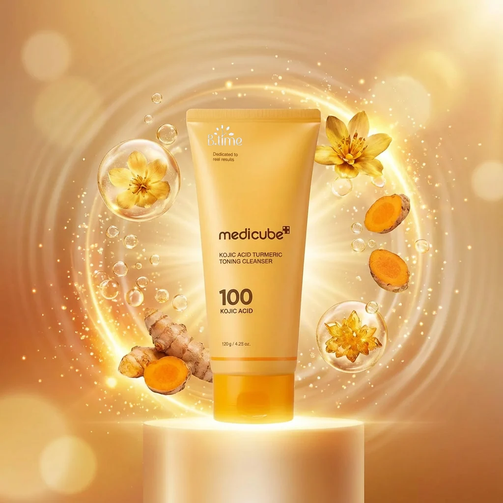 Medicube - Nettoyant anti-taches tonifiant à l'acide kojique et au curcuma (120 g) – Image 6