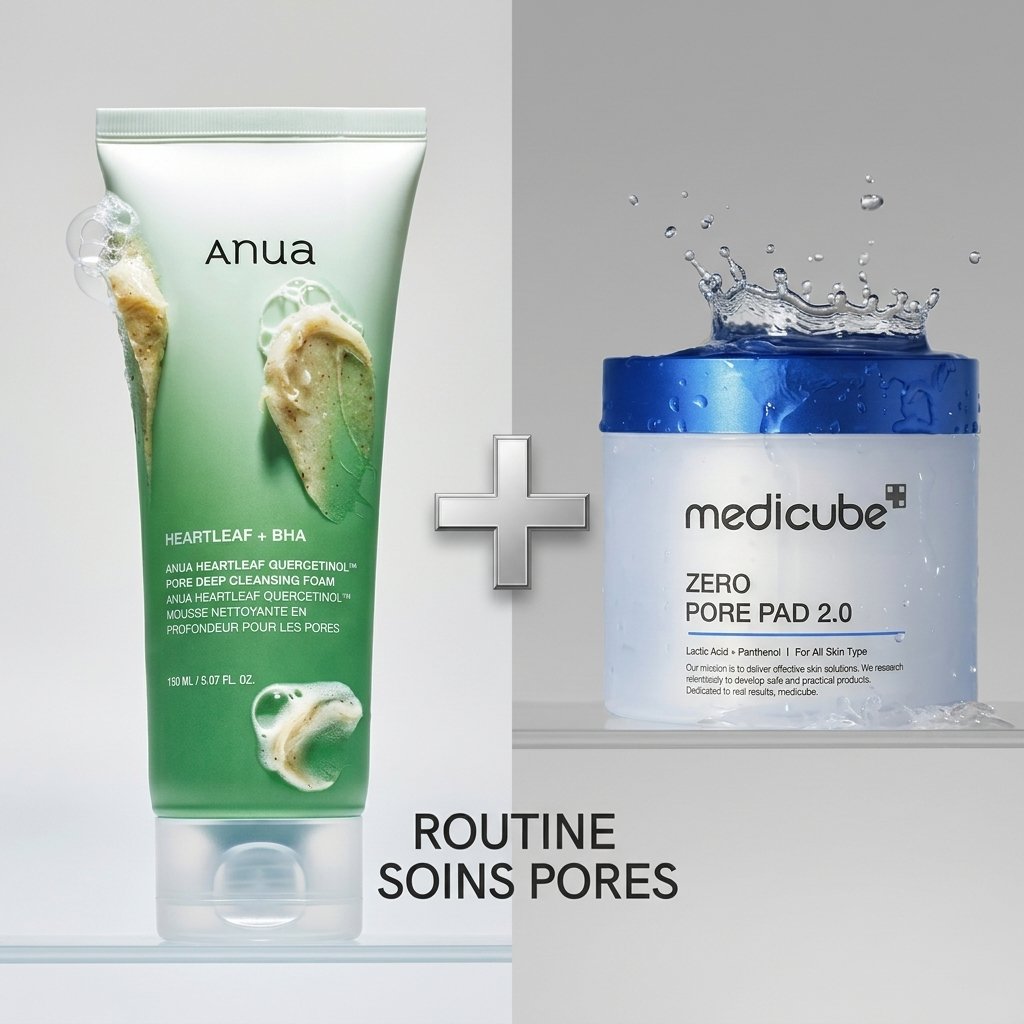 Duo Contre les Pores Dilatés & les Points Noirs – ANUA + Medicube