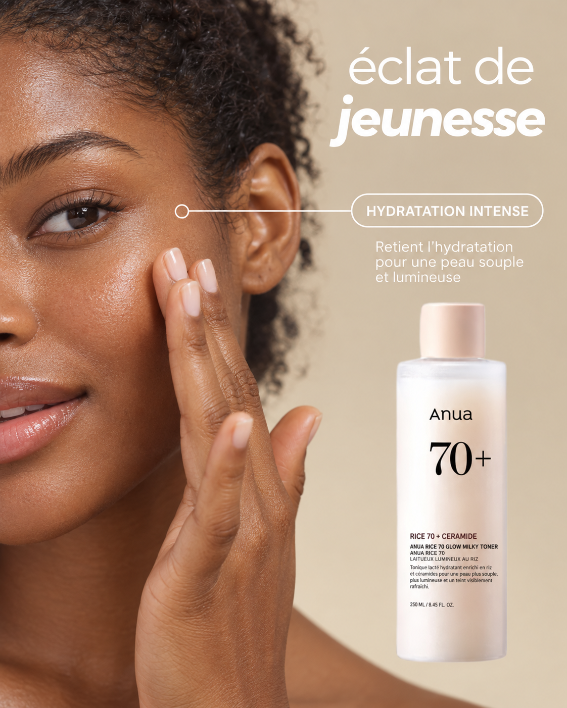 Anua - Lait hydratant au riz 70+ contre l'hyperpigmentation - 150ml – Image 4