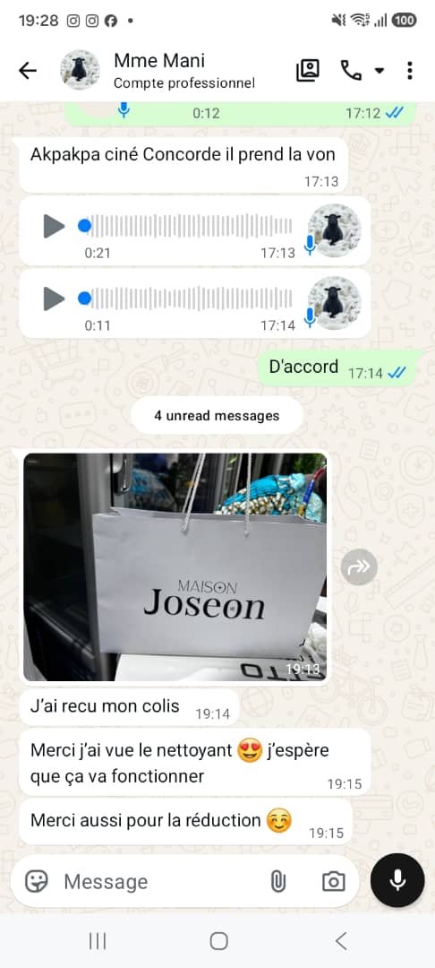 Avis cliente Maison Joseon