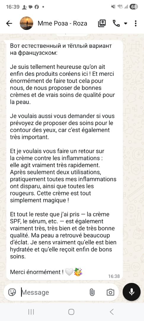 Avis cliente Maison Joseon