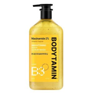 BEYOND Bodytamin – Gel douche exfoliant à la Niacinamide 2% – 500 ml