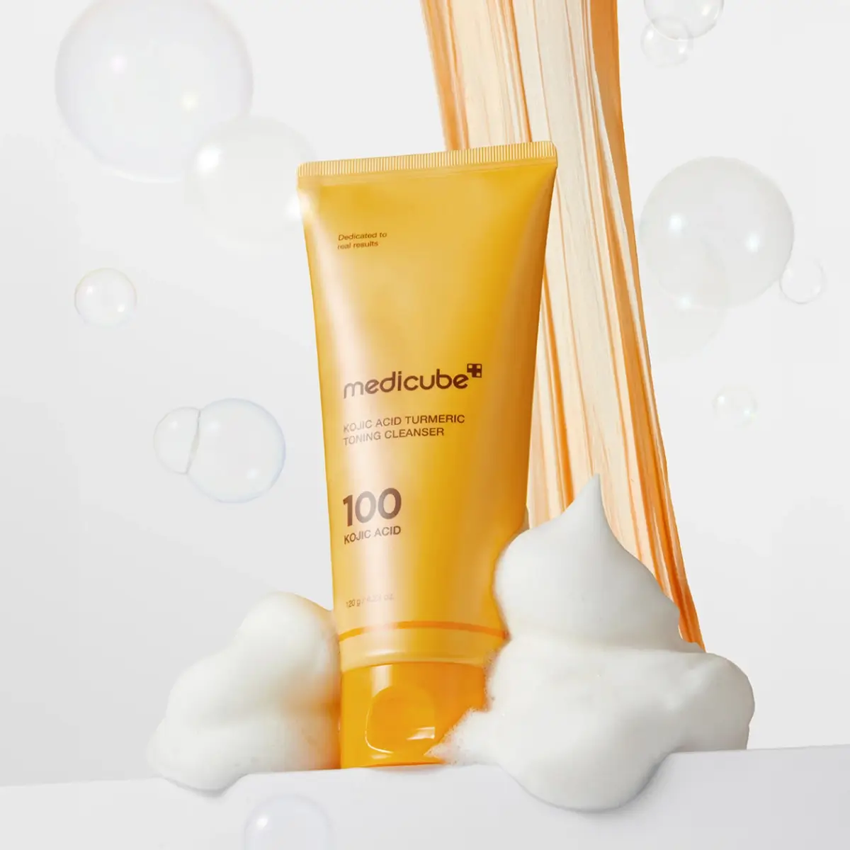 Medicube - Nettoyant anti-taches tonifiant à l'acide kojique et au curcuma (120 g) – Image 8